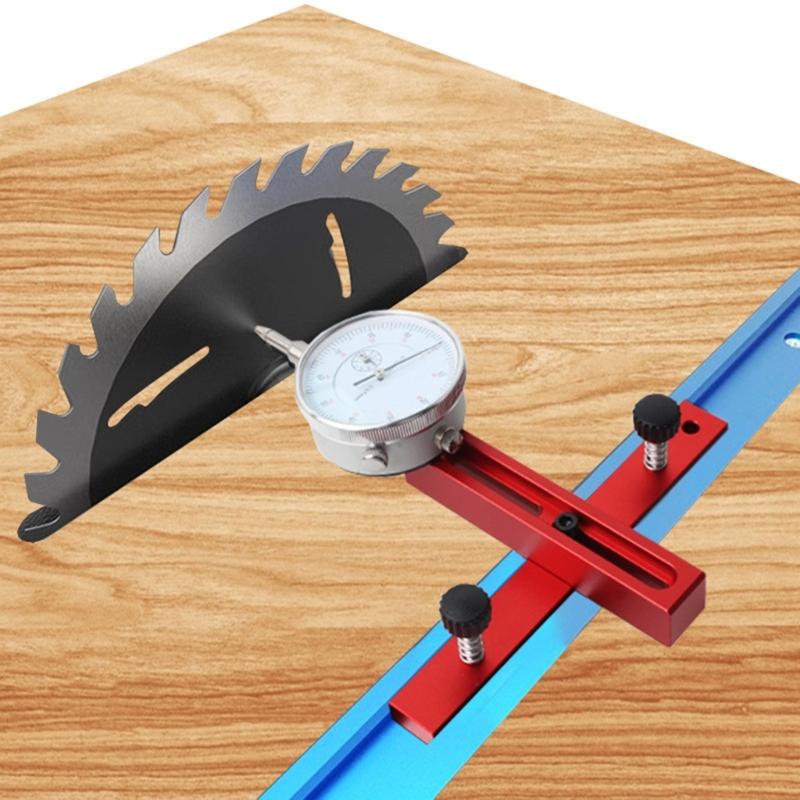 Carpentry Woodworker Table Indicater Miter Gauge Adjustable Parallelism Guide Calibration Adjustment Tool Equipment