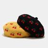 Fashion Multicolor Autumn and Winter Warm Hats Wool Thick Berets French Artist Women Painter Hat Warm Cap Beanies Accessories
