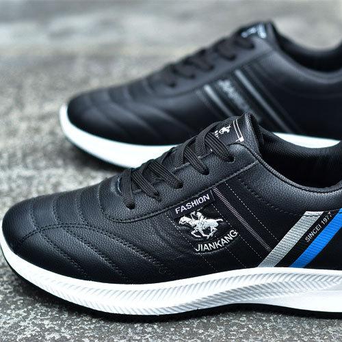 Men'S Casual Shoes Classic Loafers Anti-Slip Platform Autumn Winter Male Leather Sneakers Non-Slip Retro Driving Shoes