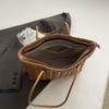 Designer Quilted Shoulder Bag Women Khaki Pu Leather Handbag Fashion Ladies Commute Laptop Tote Large Capacity Shopping Bag