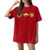 Women's Casual Letter Print Short Sleeve T-Shirt