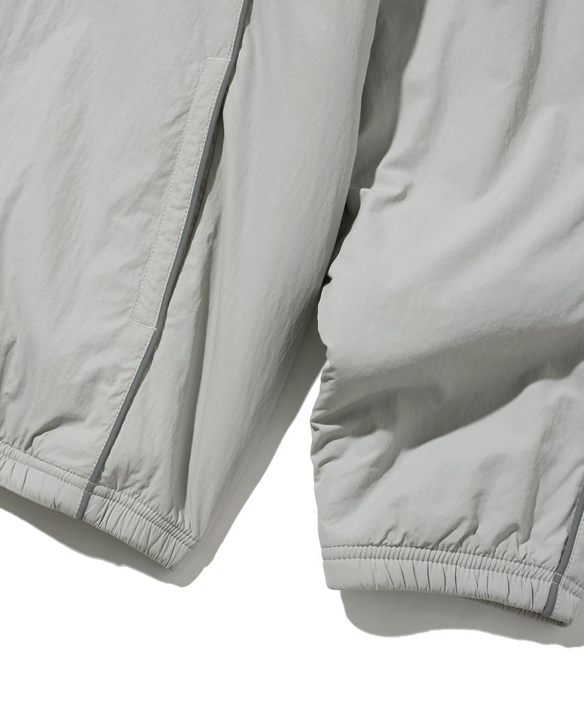 Brownbreath Tag Nylon Track Jacket - Light Gray