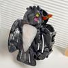 Smooth Hair Claw Clip Medium Size Owl Design Gentle On Scalp Claw Clip Barrettes