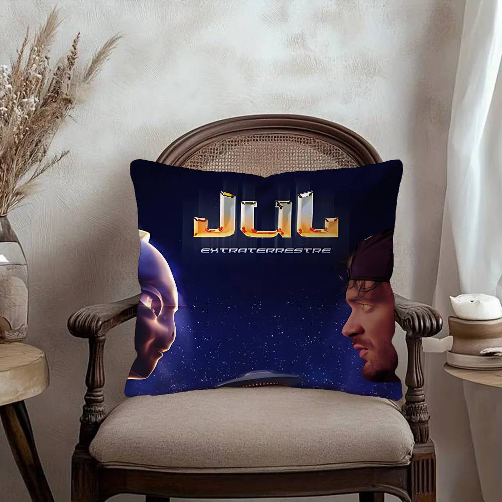Rapper Jul Cushion Cover Inches Farmhouse Decor Home Throw Pillow Covers for Couch Decorations