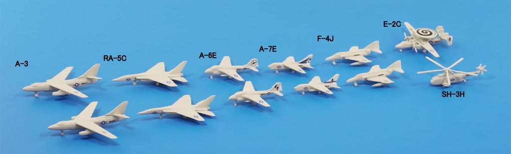 SPT Series Modern American Aircraft Set Plastic Model SPT01 Pit-Road 1/700 Carrier-Based (Airplane)