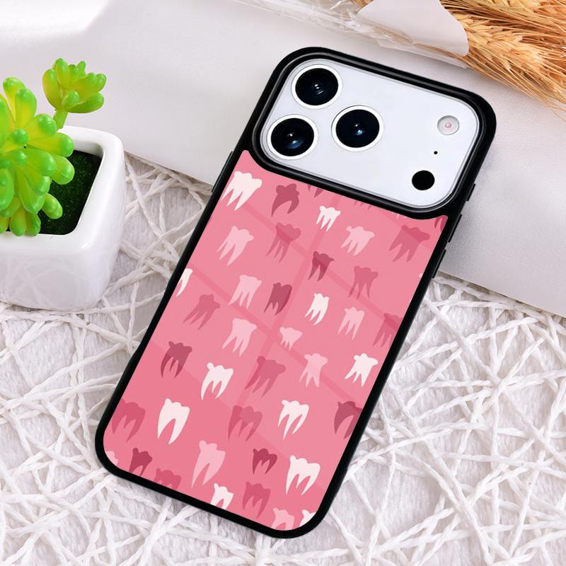 Dentist Tooth Dental Hygienist soft Phone Case for iPhone 17 Air 16 15 11 12 14 13 Pro Max Shockproof Cover