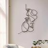 Decor Living Room Minimalist Wall Sculpture Wall Accessories Metal  Ornaments Iron Art Ornaments