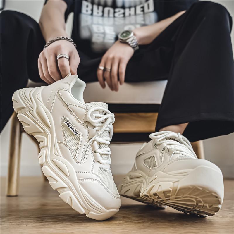 X11 autumn Xiaobai new breathable mesh casual heightening sports heightening dad trendy shoes