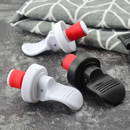 Manual Vacuum Wine Sealer, Hand Pump Bottle Stopper, Reusable Airtight Preserver for Champagne, Home Bar Accessory