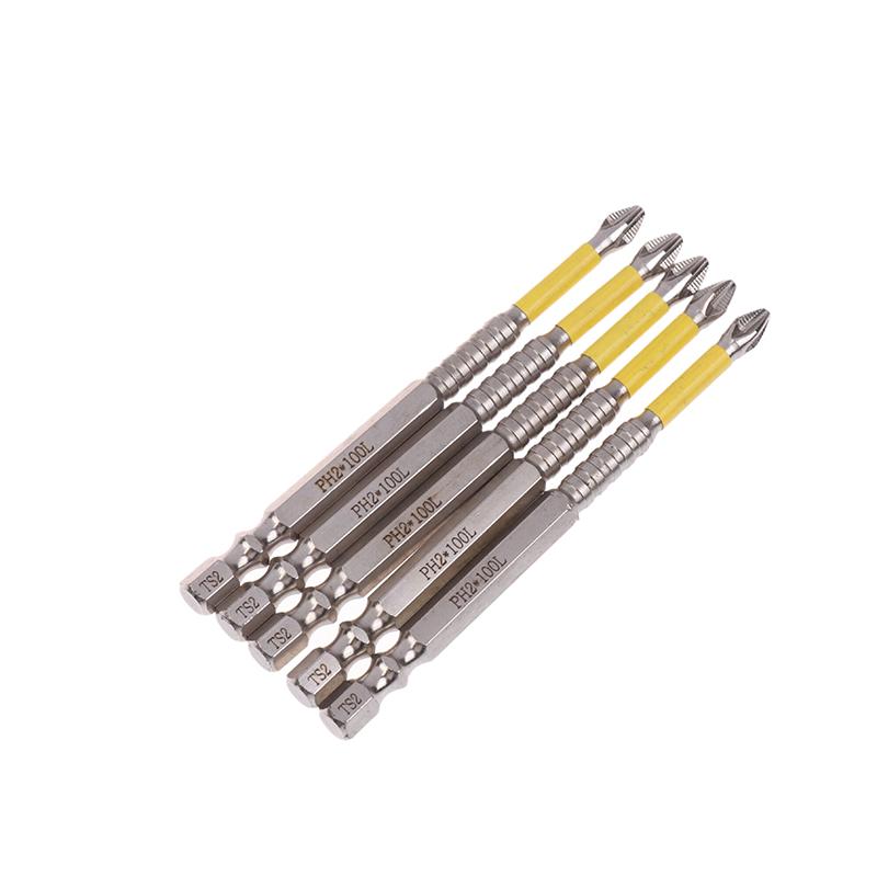 Non-Slip Impact Drill Bit 25/50/65/70/90/150Mm Magnetic Screwdriver Bit Set 1/4 Inch Hexagonal Shank For Electric Drill