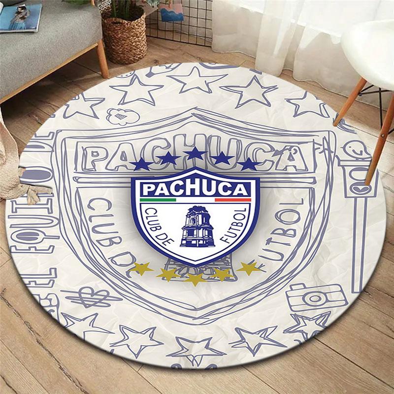 C.F. Pachuca Round Area Rug,Carpet Rug for Living Room Bedroom Sofa Playroom Decor,Non-slip Floor Mat