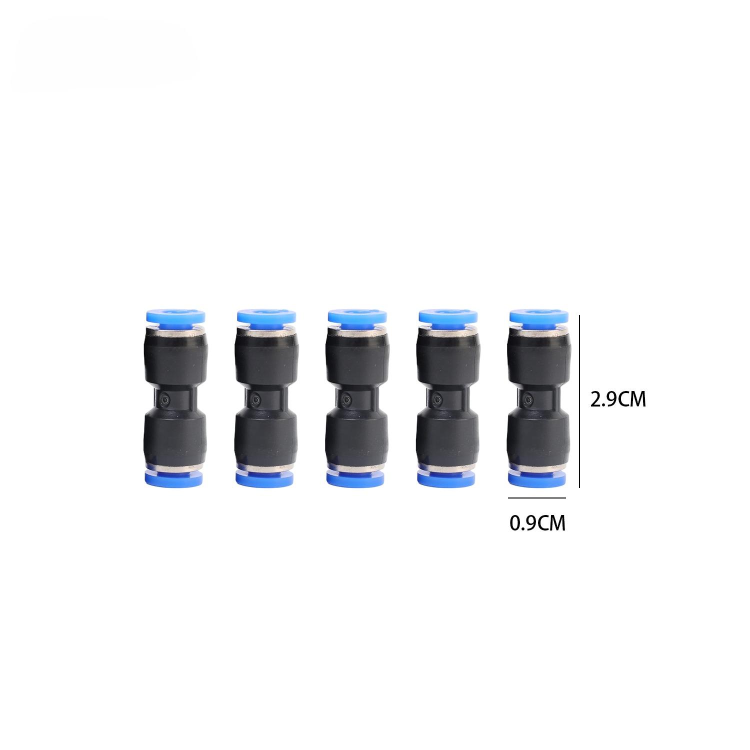

5/50pcs Pneumatic Fittings Plastic Connector 4mm 6mm 8mm 10mm 12mm for Air Line Water Hose Tube Push-in Straight Quick Connector 5PCS