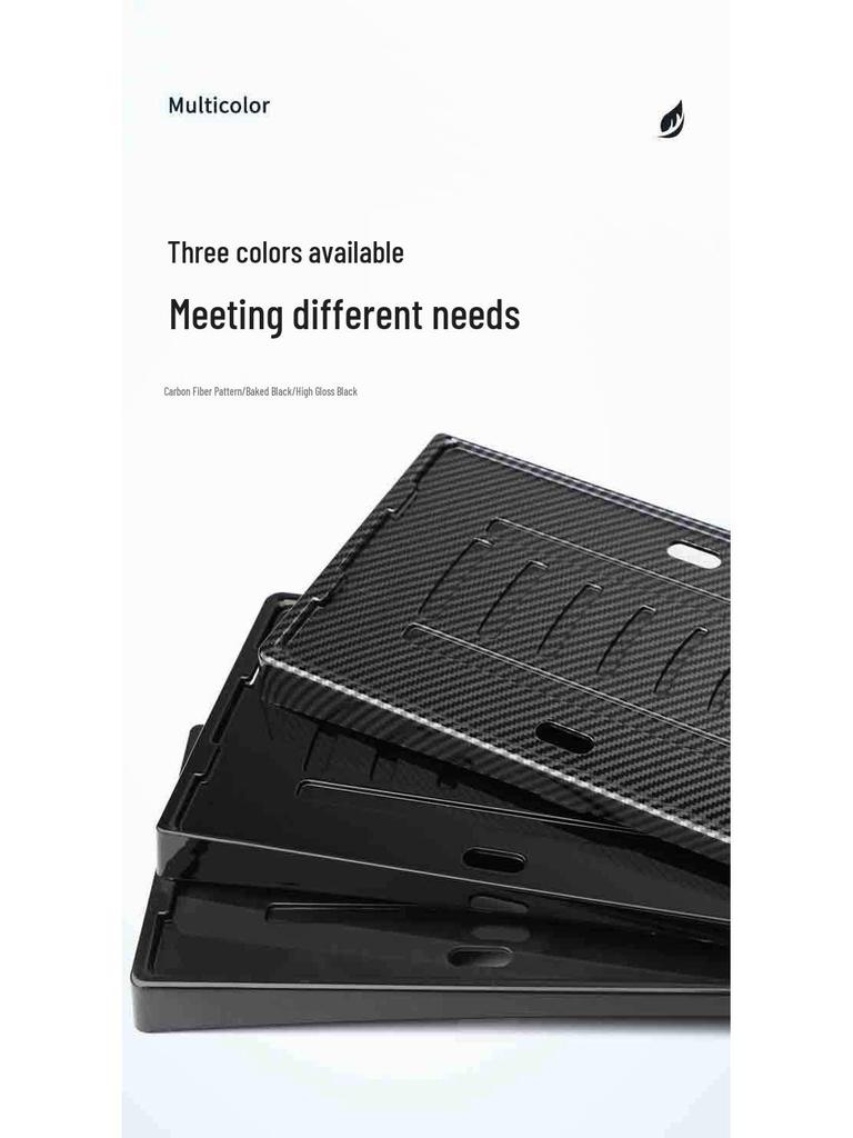 2025 Nano 06 Full Edge Green License Plate Frame for New Energy Regulations