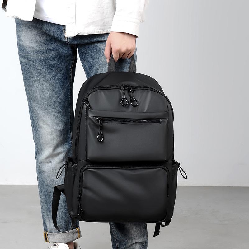 Simple Casual Computer Bag for College Students' School Bag Backpack Large Capacity Outdoor Travel Bag