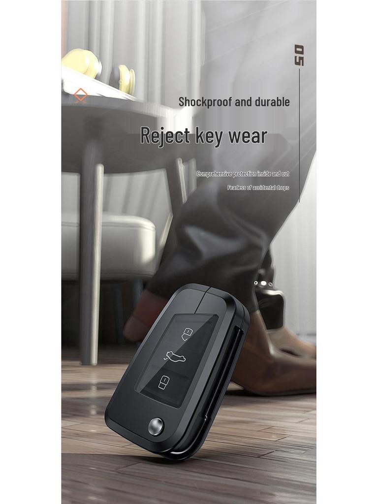 Volkswagen Key Case for New Lavida, Tiguan L, Bora, Passat, Polo, Sagitar, Magotan, CC, Teramont, T-Roc
