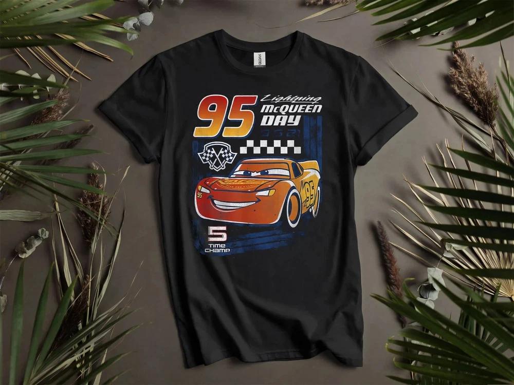 Mc Queen 95 Black T Shirt Gift For Friends S