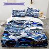 ASTRO BOT Custom Name Pattern Bedding,Quilt Set Quilt Cover Pillowcase Home Birthday Gift(1 * Duvet Cover + 2 * Pillowcase, Without Core)