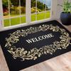 Witchcraft Moon Phase Door Mat Vintage Floral Text Print Decorative Rug Entryway Hall Gothic Home Decoration Carpet