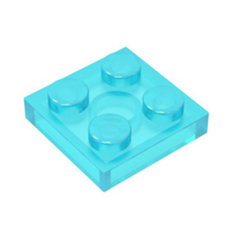 80pcs Plate 2x2 Dots Muilt-Colored Compatible with 3022 94148 Self-Locking Bricks Building Blocks Toys Accessories