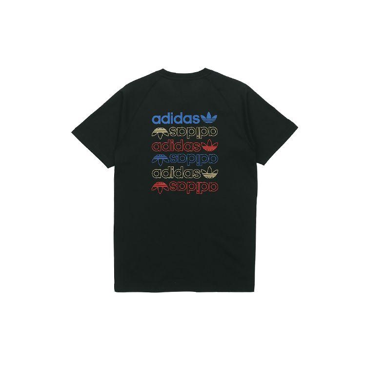 Adidas Originals Trefoil Comfort Tag Short Sleeve T-Shirt Men Tops Black FS7346