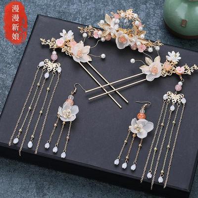 Chinese Hanfu Headwear Tassel Ancient Style Headwears Ancient Set Fashion Sexy Women Hair Crown Beautiful Jewelry Accessories