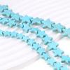 Energy Natural Stone Beads, Bohemian Style Star Blue Turquoise Loose Spacer Beads for Jewelry Making DIY Christmas Gifts Crafts Beading 38cm