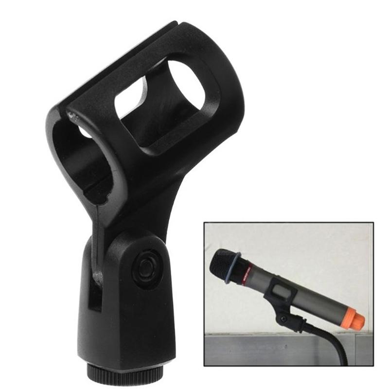 Plastic Flexible Clamp Clip Holder Mount Microphone Mic Stand Accessory