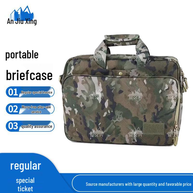 Anjiuxing Enhanced Ink Cloud Pattern Business Laptop Briefcase
