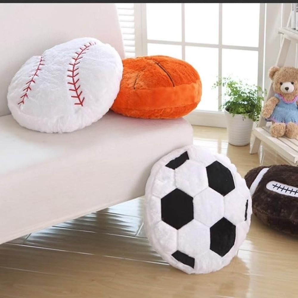 Sports Football Pillow Soft Plush Pillow Fun Cushion  Sports Fan