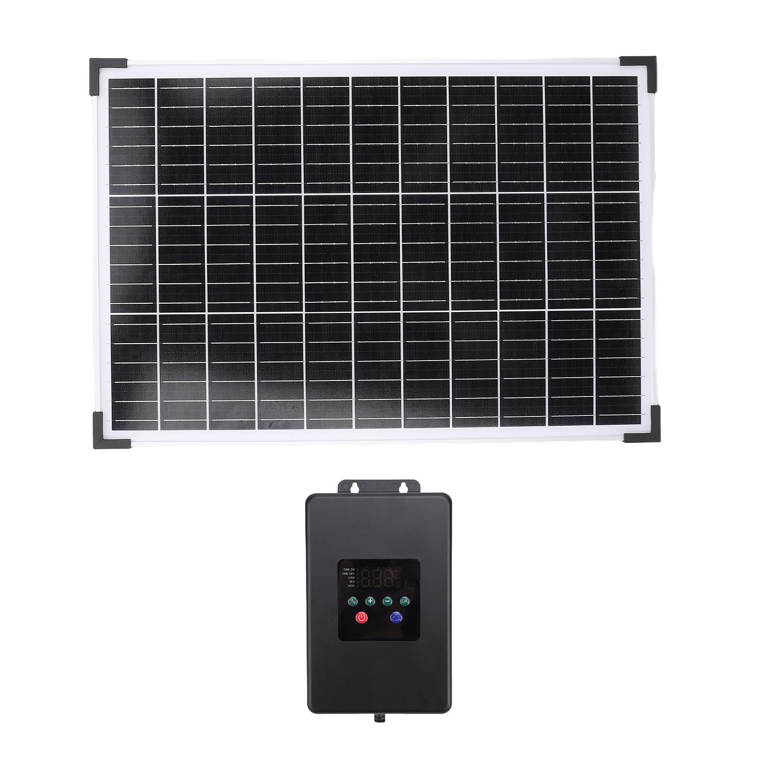 

Solar Powered Pond Aerator Pump 30W Powerful Oxygenator for Fish Box Aquarium Hydroponics