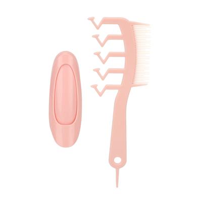 Hřeben na vlasy s rozdělením Z tvar Ergonomická rukojeť Lehký Přenosný Artefakt Rozčesávací hřeben Sada vlasových nástrojů