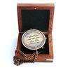 To My Husband I Loved You  Brass Camping Compass Engraved with Gift Always Have Always Will. Replica of  Nautical Gifts.