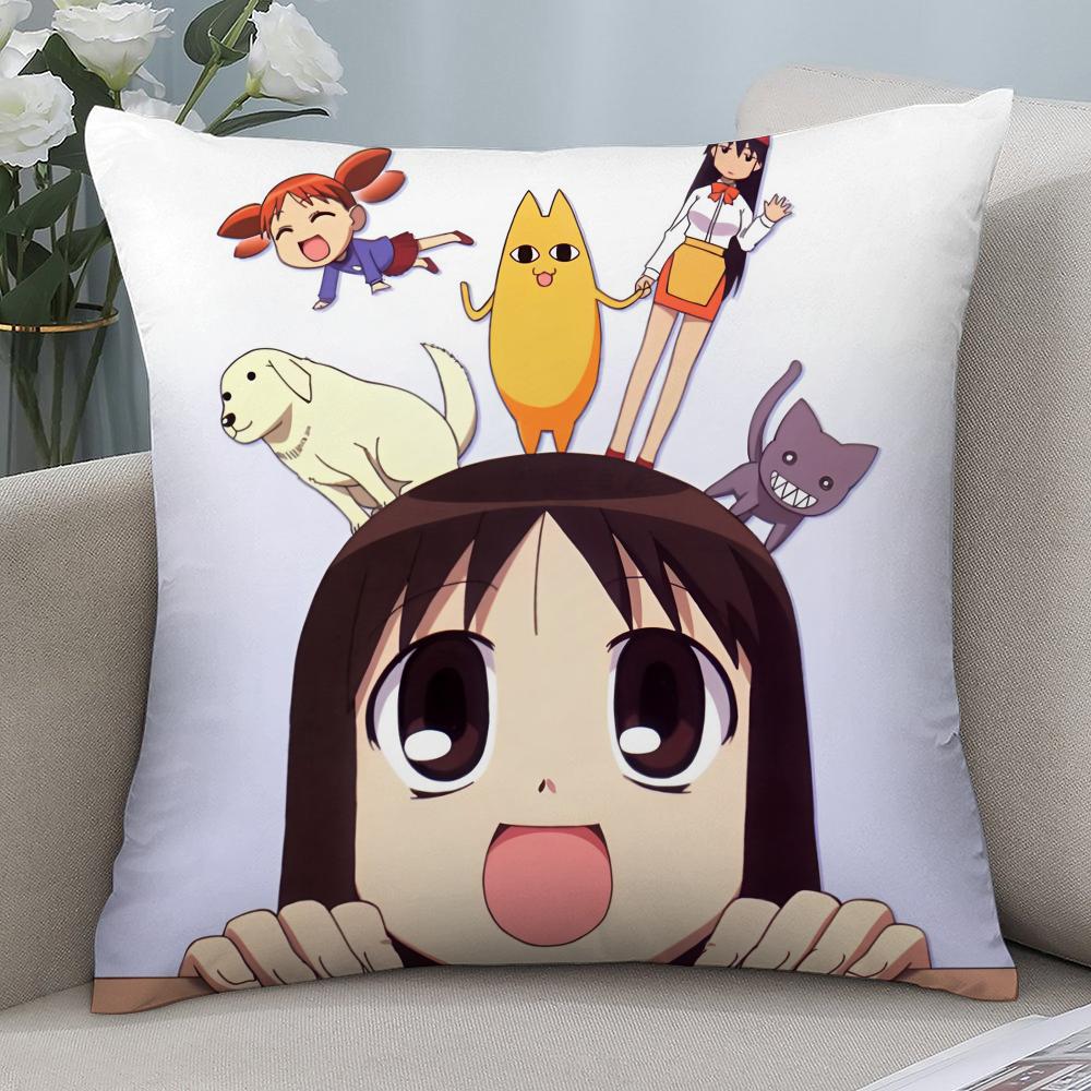 Anime A-Azumanga Daioh Kissenbezug 3D-Druck Polyesterfaser 40*40 cm Zuhause Sofa Dekoration Festivalgeschenk