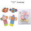 Set di sonagli da polso e caviglia per animali del bosco - Giocattoli a campanella educativi multi-stile