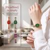 Water-Resistant Quartz Ladies Watch Rhinestone Analog Watch Bracelet Watch  Gift for Women