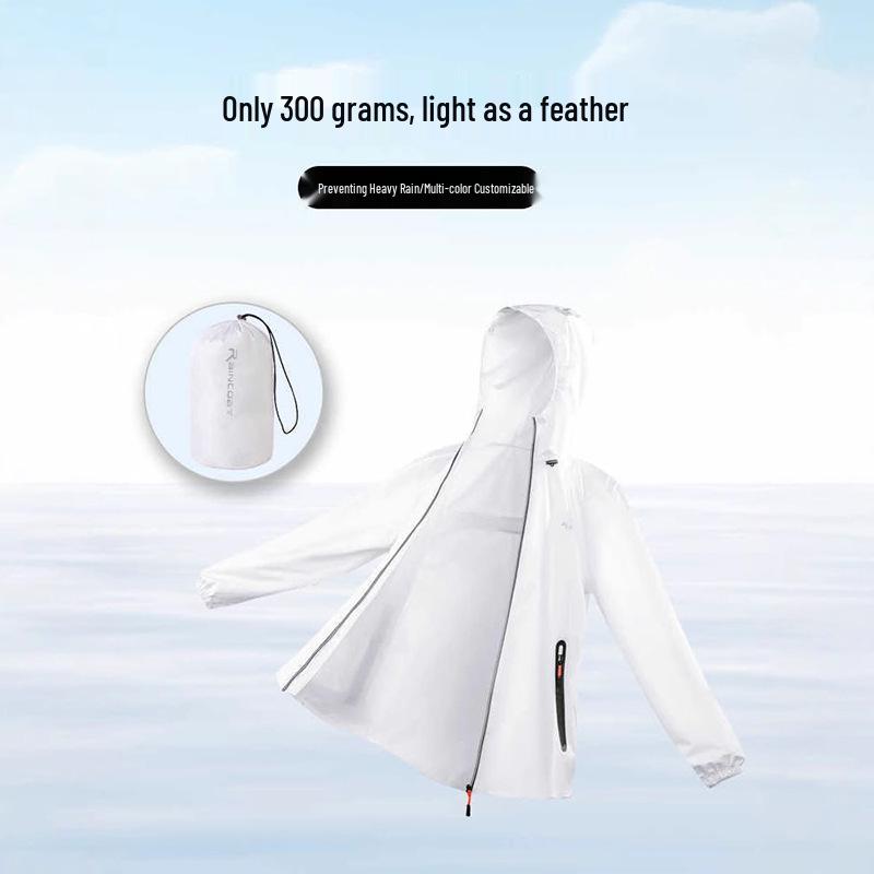 Lightweight Reflective Waterproof Raincoat Set for Riders