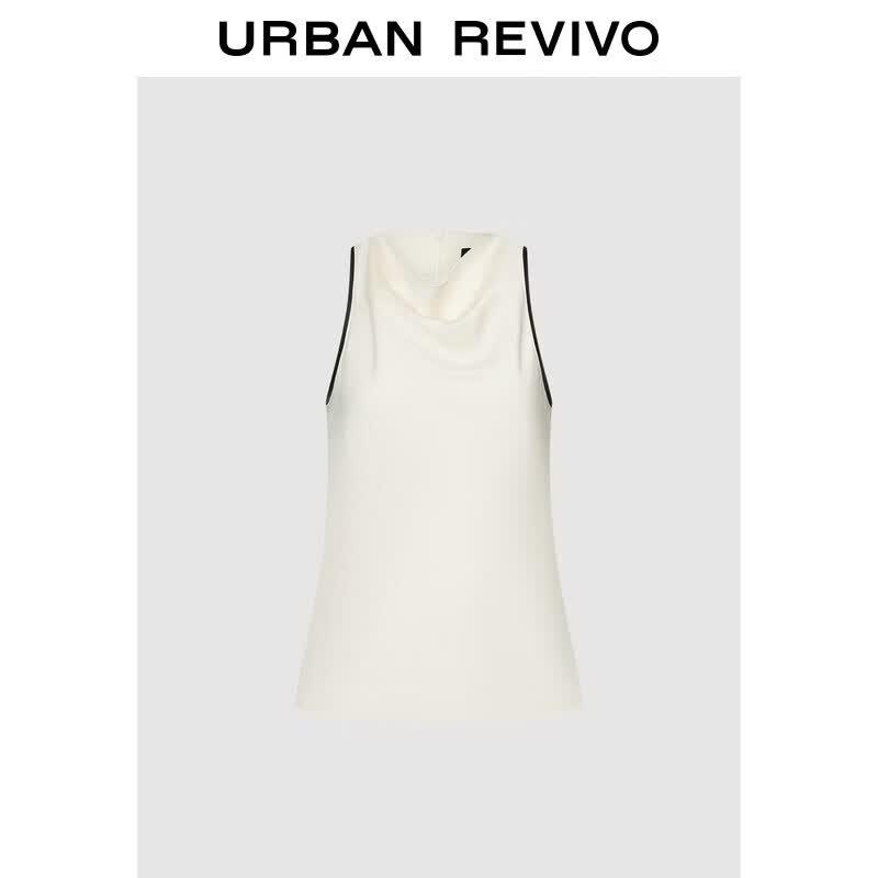UR Summer Chic Sleeveless Cowl Neck Blouse