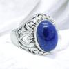 Genuine Lapis Ring, 925 Silver Jewelry, Designer Ring, Gift for Mother