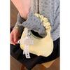 Korean Version of Women's Small Bag 2025 New Versatile Pleated Handbag Fashion Pleated Bag Chain Shoulder Messenger Bag