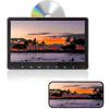 ULOPOP Large Headrest Monitor with IPS LCD for Easy Insertion and CPRM Car DVD Player with Full Viewing Touch Multimedia Supports Up To 1080P and