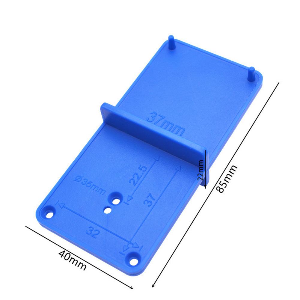 1pc Woodworking Hole Puncher Drilling Guide Locator 35mm 40mm Hinge Hole Drilling Guide Locator Hole Opener Template
