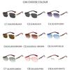 Retro Fashion Rimless Round Sunglasses Women Men High Quality Luxury Brand Sun Glasses Outdoor Driving Lady Man Eyewear UV400