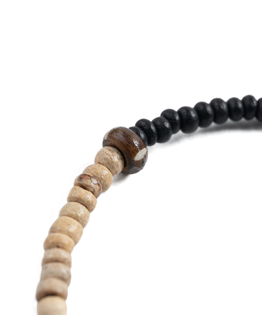 Wild Bricks Mb Ethnic Bracelet (Black&Beige)