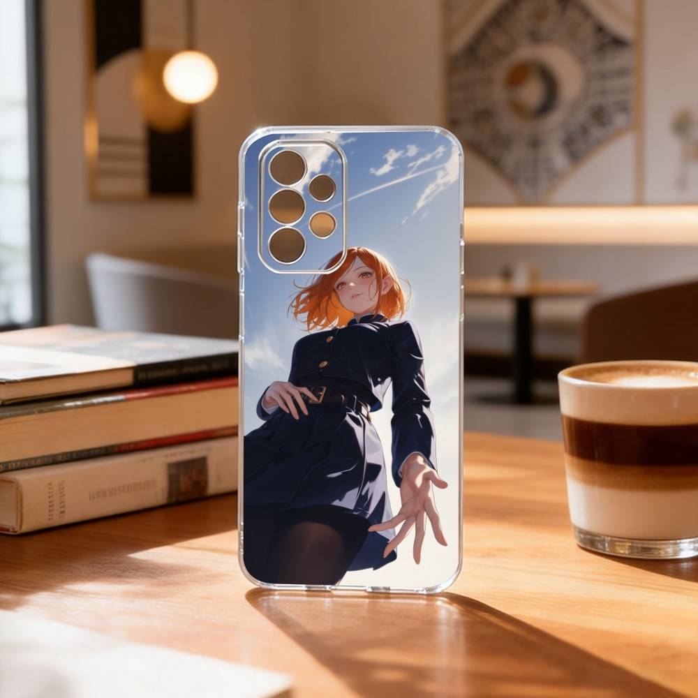 J-Jujutsu Kaisen K-Kugisaki N-Nobara Phone Case For Samsung S25,S24,S21,S22,S23,S30,Ultra,S20,Plus,Fe Transparent Cover