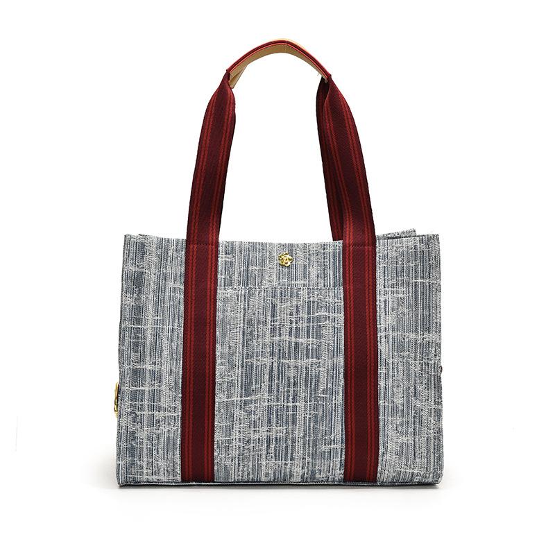 Denim Large-capacity Bag Women's New Casual Versatile Handbag Niche Commuter Shoulder Messenger Bag