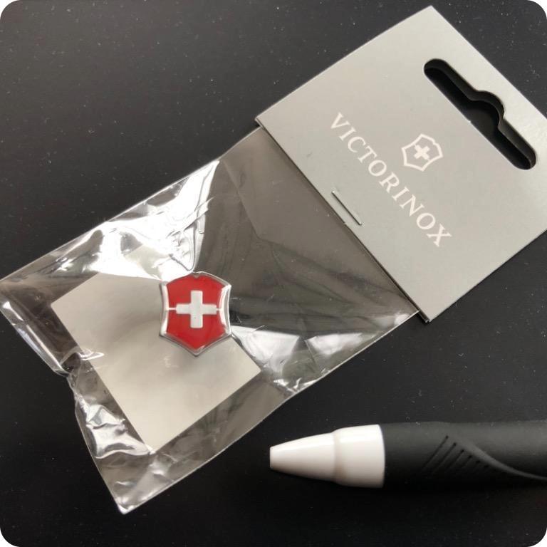 Victorinox 4.1888 Swiss Cross Lapel Pin – Official Logo Accessory