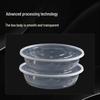 Disposable Round Food Container with Lid