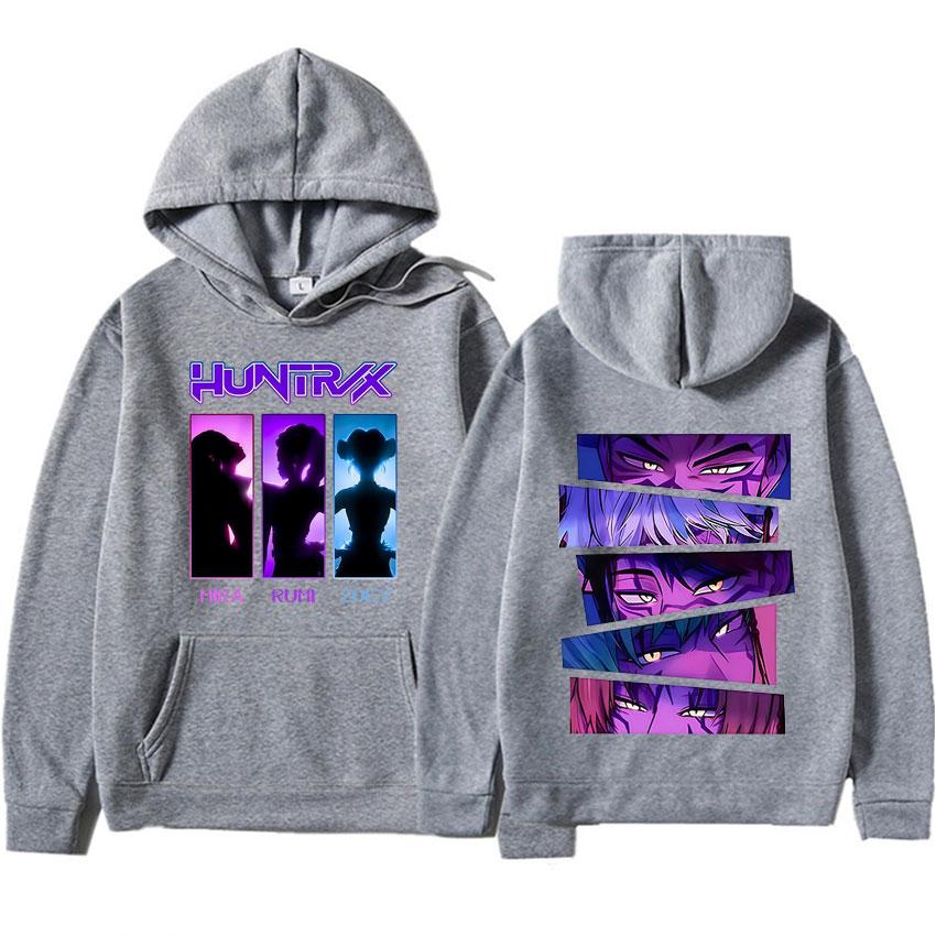 Kreslená mikina Lovci démonů K-pop Gotická grafika Mikina Pánská Dámská Ležérní oblečení Módní Mikina s kapucí Streetwear
