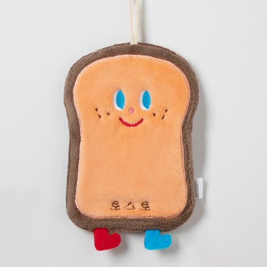 

Полотенце для пальцев с милым мультяшным рисунком, быстросохнущее полотенце для мытья посуды из кораллового флиса, впитывающее мягкое полотенце с петлей для подвешивания для ванной комнаты