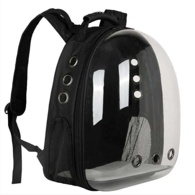 Pet Portable Backpack Large Capacity Breathable Foldable Cartoon Panorama Cat Capsule Cat Bag Soft Texture and Skin-friendly